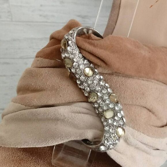 H by Halston Suede Ankle Strap Heel - Picture 7 of 8